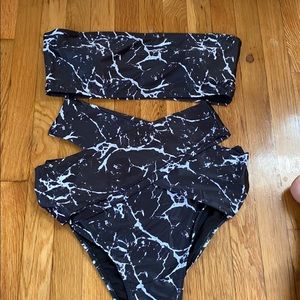 wrap bottom swim suit